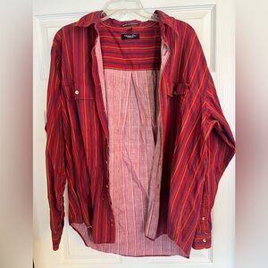 Dior Vintage Red Button Down Shirt